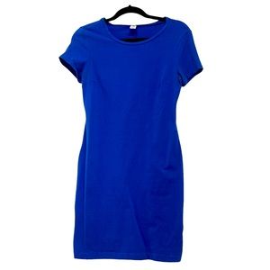 Old Navy Blue Crew Neck Cotton T-Shirt Dress Sz SP